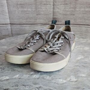 Toms Grey/White Travel Lite Shoes, Mens Size 8.5, Great Condition
